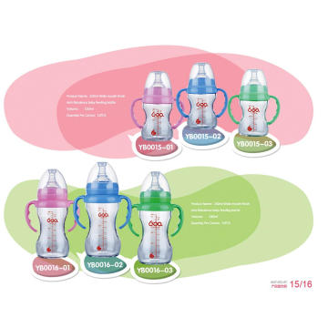 Neutral Borosilicate Glass Baby Feeding Bottle BPA Free